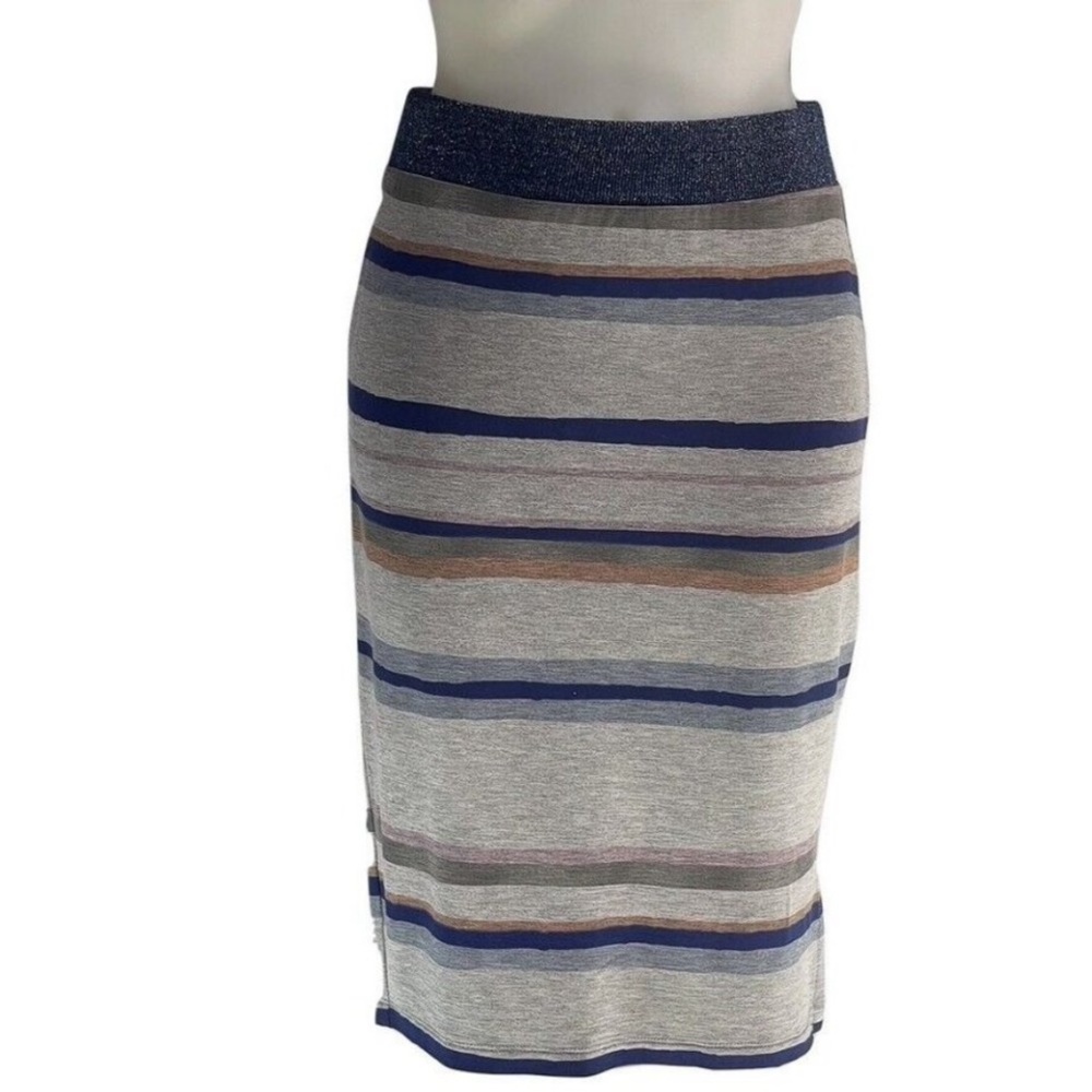 JUICY COUTURE Skirt Stretch Striped Pencil Women's Size M EUC